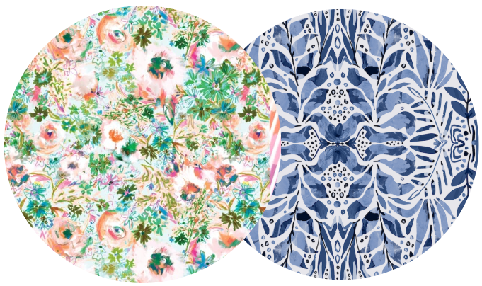 Wildwood and Amina Indigo Art Pop