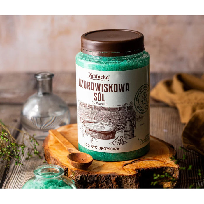 Zabłocka iodine-bromine thermal salt 1kg + Zabłocka iodine-bromine spa salt 1.2kg
