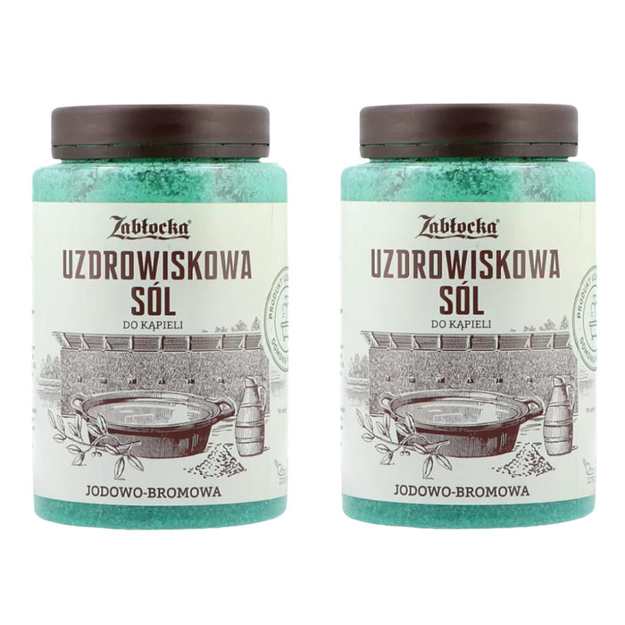 Zabłocka spa salt, iodine-bromine, for bathing, 1.2 kg - 2 pieces