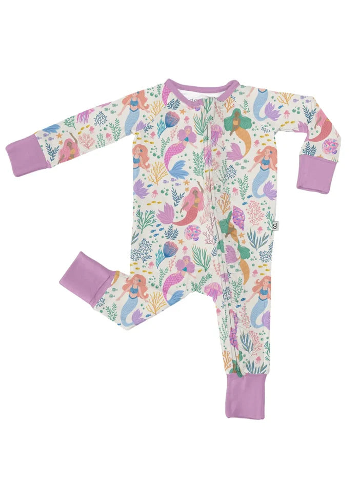 Zip Pajamas in Mermaid Magic