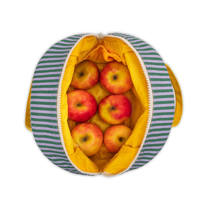 Zipper Lunch Bag - Candy Stripe Grass