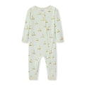 Zipper Pajamas in Sailboat Melody (Organic Cotton)